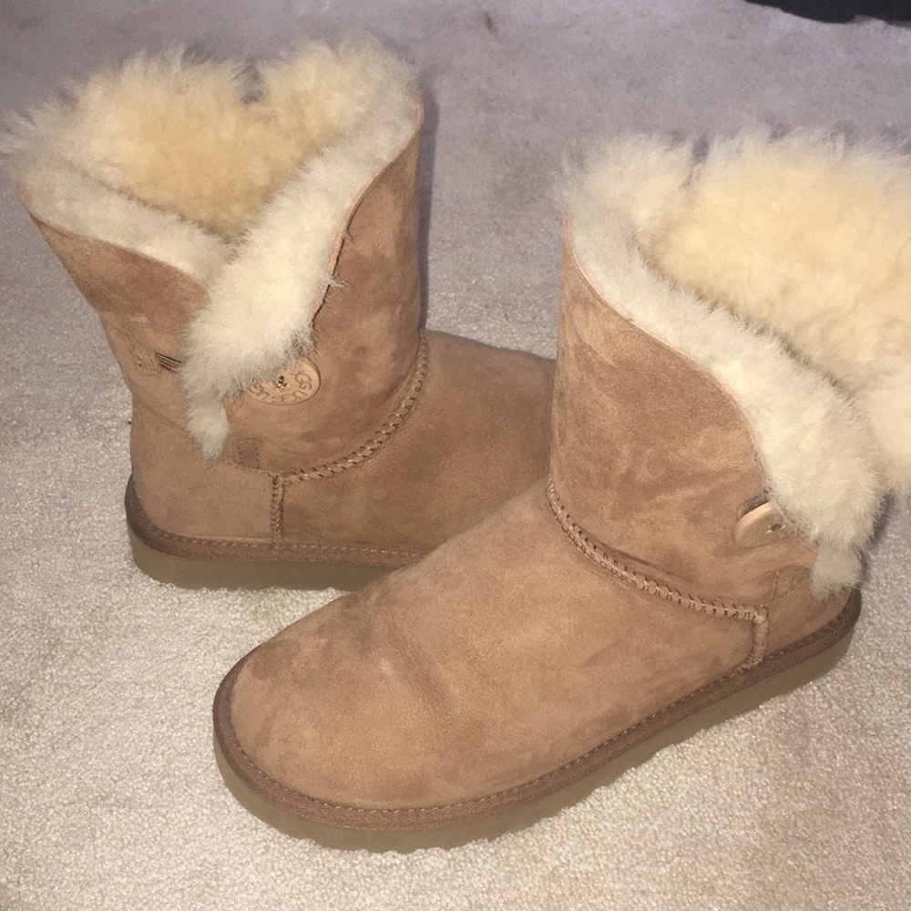 Ugg Bailey Button Boots In Chestnut - image 1